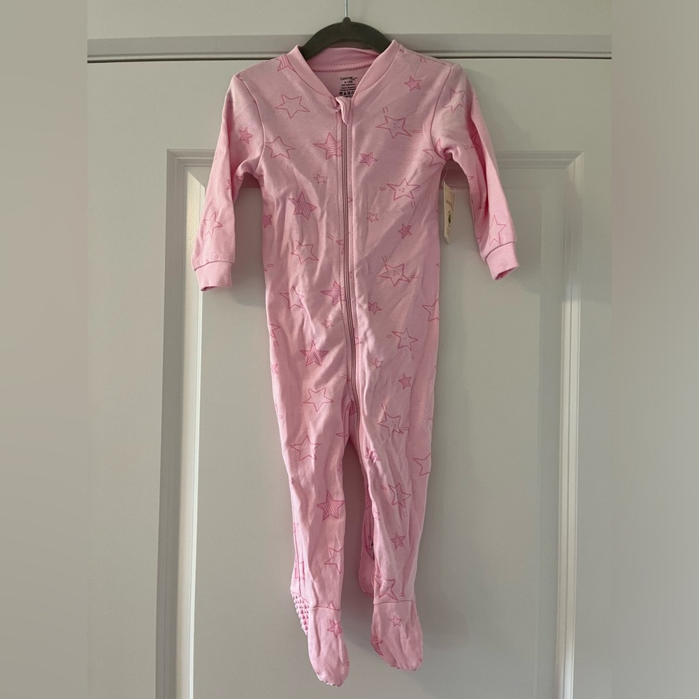 Baby girl pink stars pyjama 6-12 months